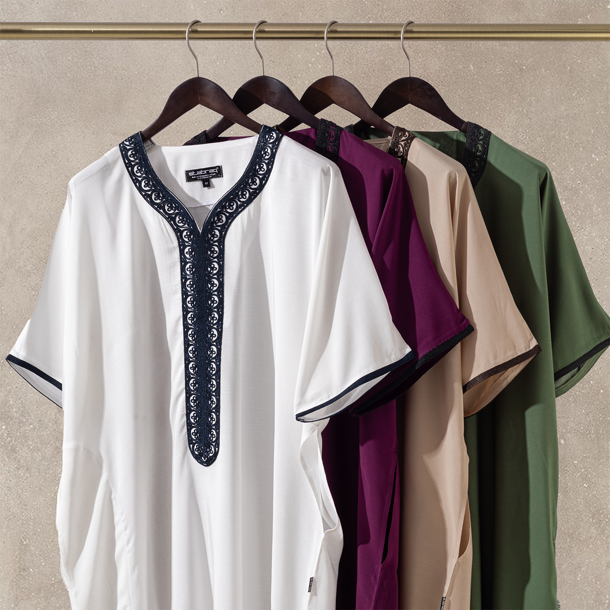 Moroccan Thawb Olive Green