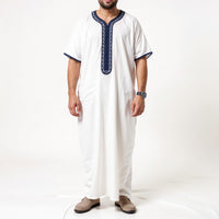 Moroccan Thawb White