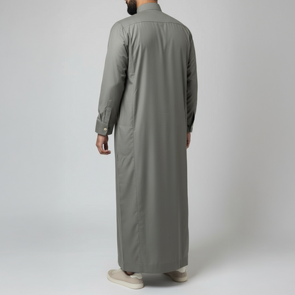 Classic Thawb Olive Green